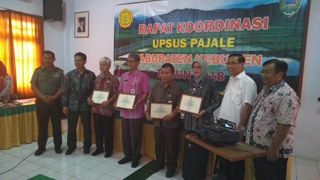 Kabupaten Kebumen Meraih Penghargaan dari Kementan dalam Program Upsus Pajale